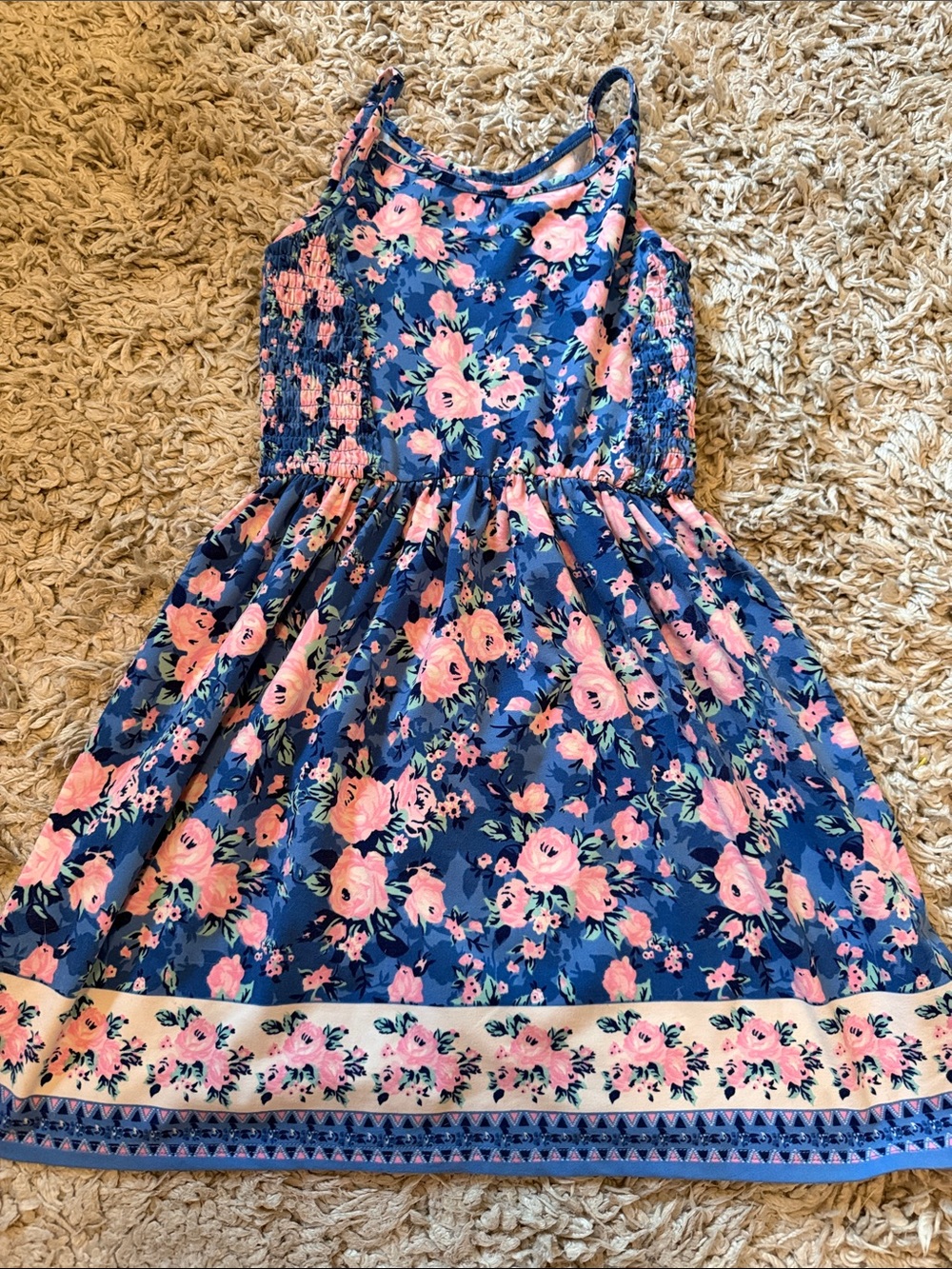BCBGirls Floral Dress, Size S (7/8)